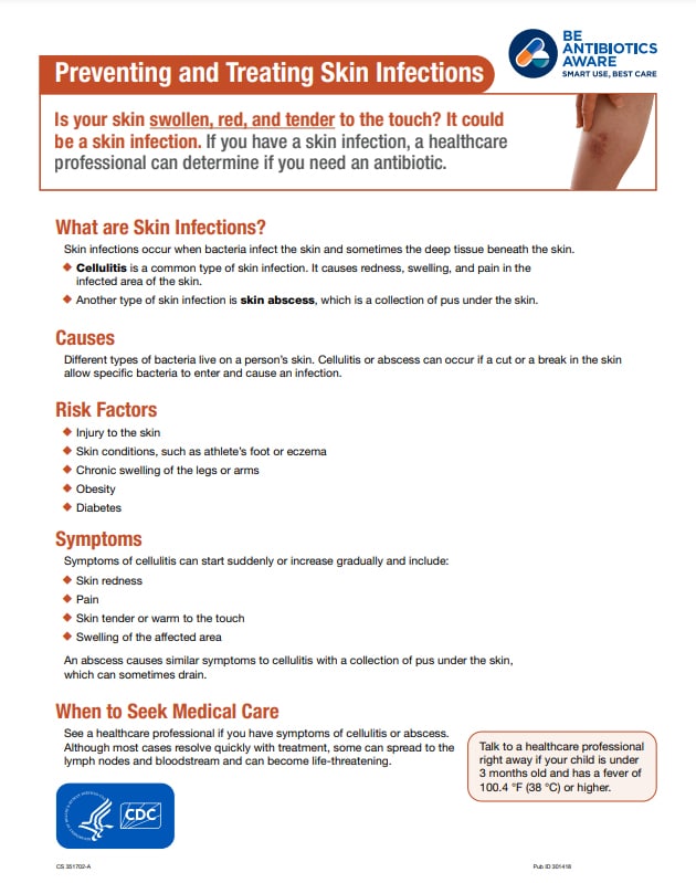 Preventing and Treating Skin Infections