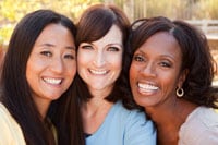 Image of three women