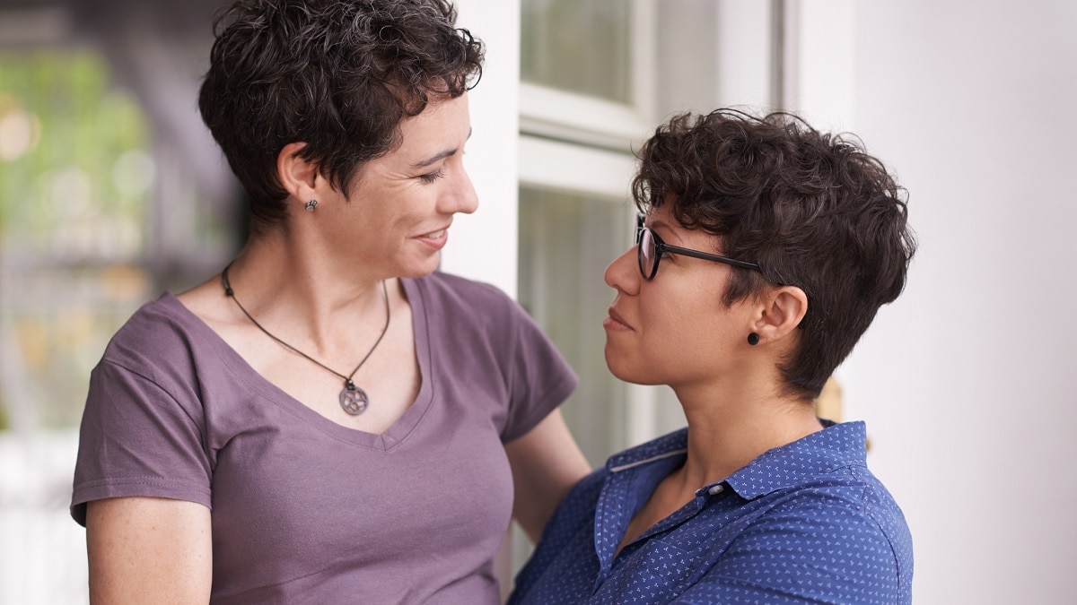 Photo of two women