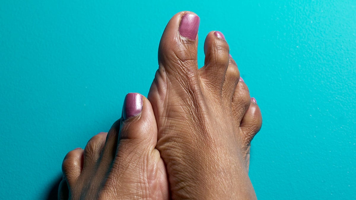 woman's feet