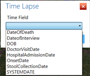 Time Lapse field selection