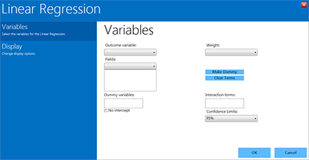 Linear Regression gadget