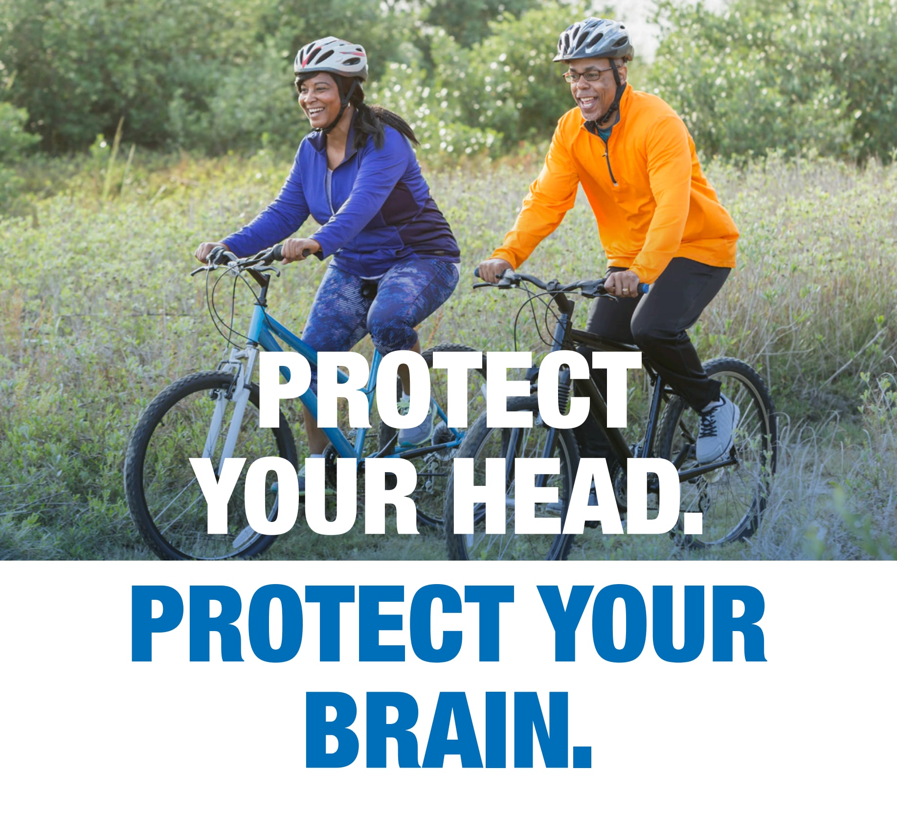 Protect Your Head. Protect Your Brain. rack card