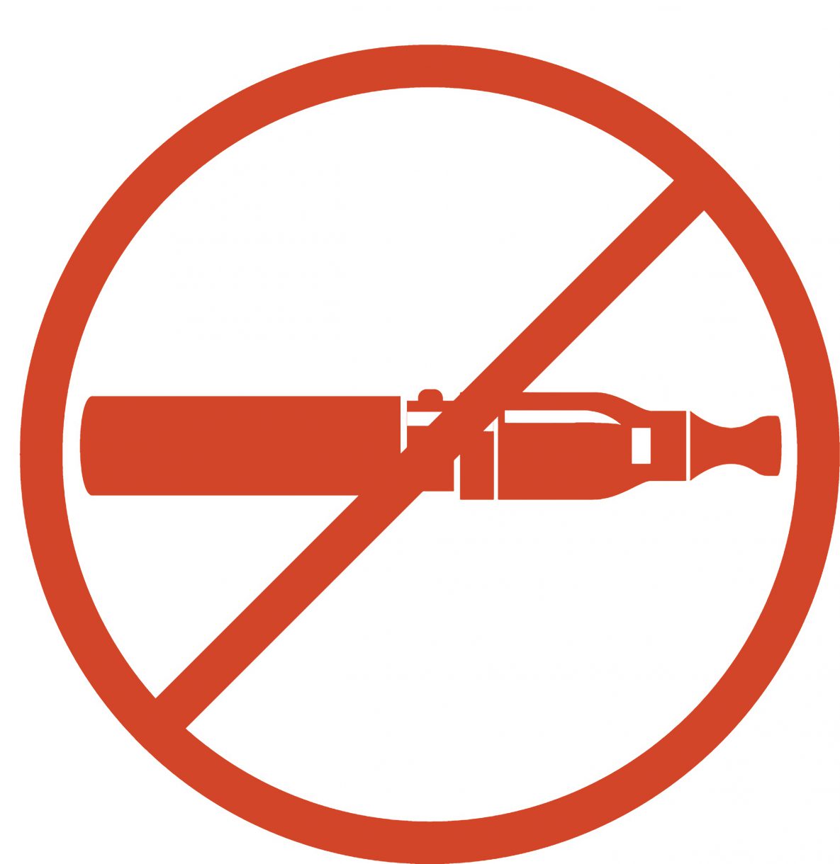 No Vaping Sign