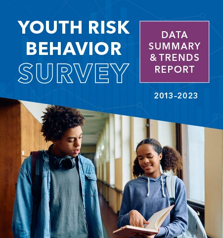 YRBS Data Summary & Trends Report 2013-2023 cover