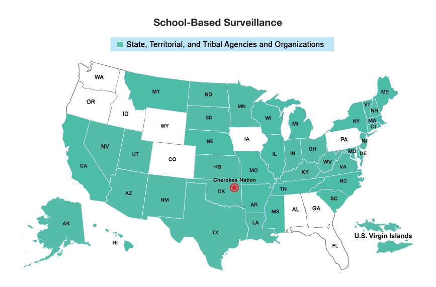 Map of State, Territorial, and Tribal Agencies and Organizations