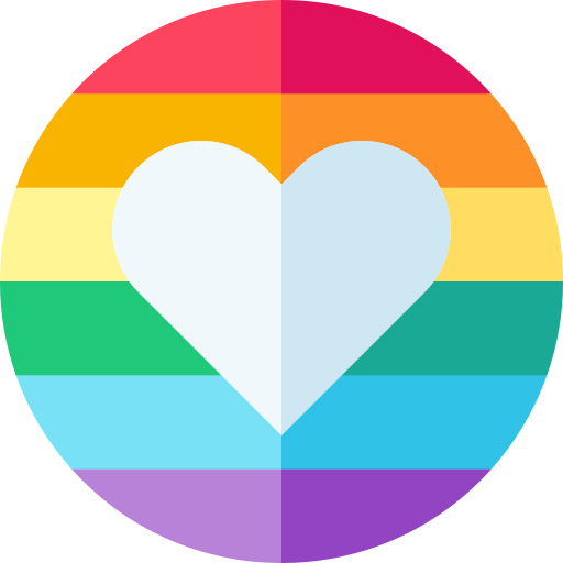 LGBTQ heart