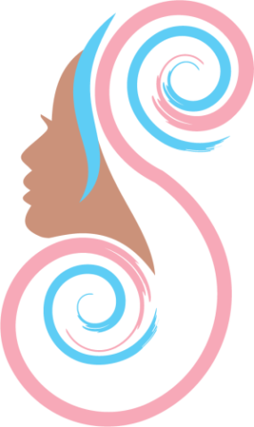 Graphic of a woman's silhouette