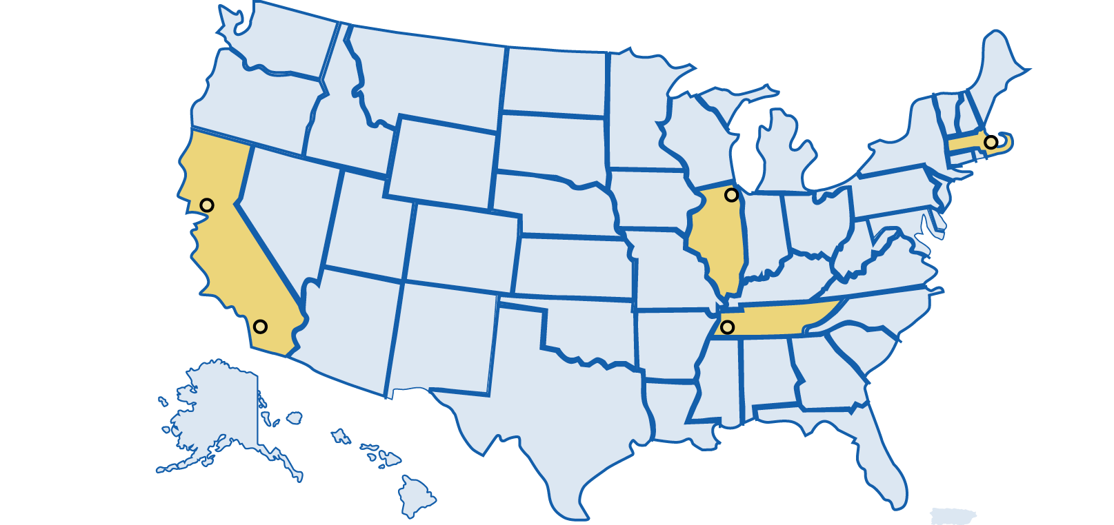 Map for Issue Brief: The Role of Housing in Ending the HIV Epidemic