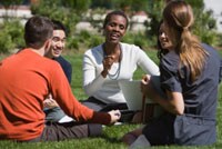 image of people in a park