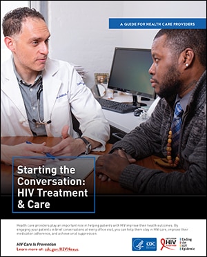 starting the conversation: hiv treatment & care (brochure thumbnail)