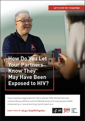 how do you let your partners know they may have been exposed to hiv? (brochure thumbnail)