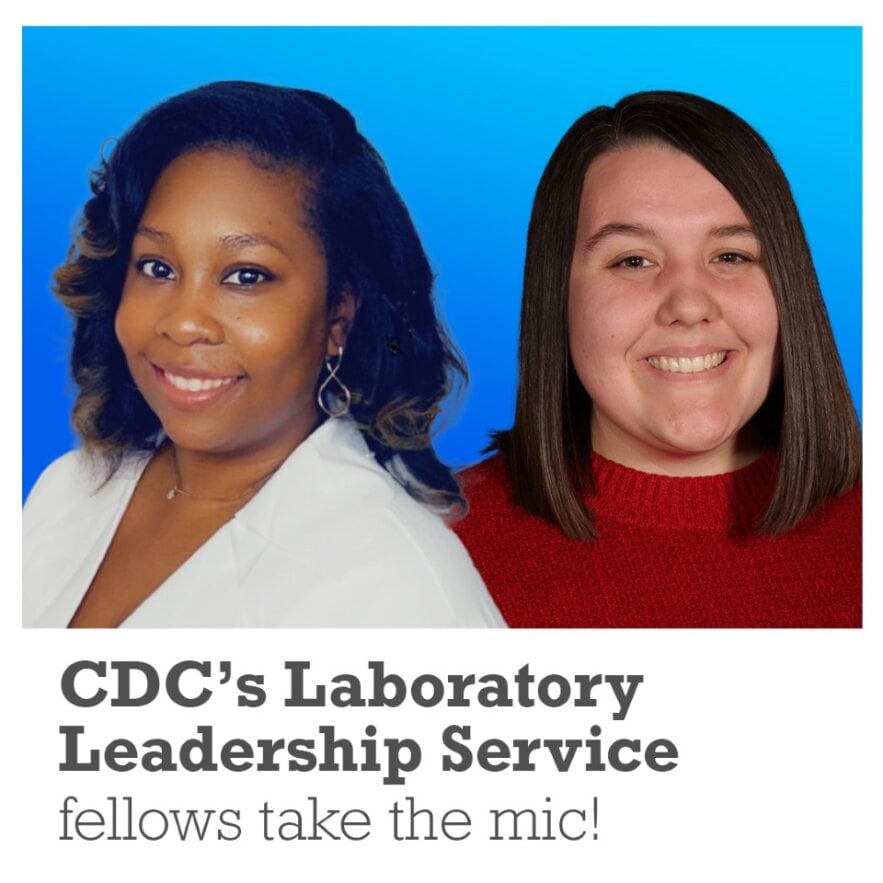 LLS fellows Courtnee’ Bell and Emily Yarosz (class of 2022)