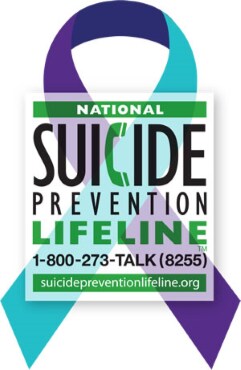 National Suicide Prevention Lifeline graphic