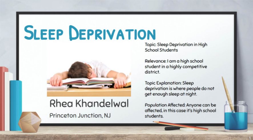 Sleep Deprivation, Slide 1.