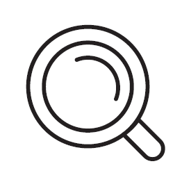 Magnifying glass icon