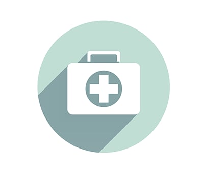 First aid kit icon