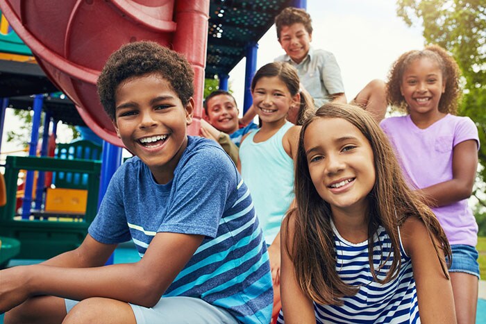 Children on the playground