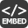 embed icon