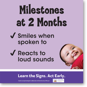 Milestones at 2 months wall blocks