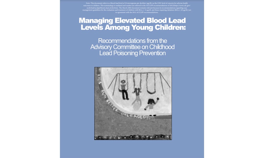 Cover image of Managing EBLLs among children