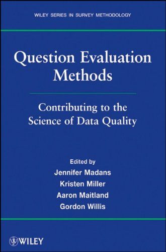 Book cover: "Question Evaluation Methods: Contributing to the Science of Data Quality"