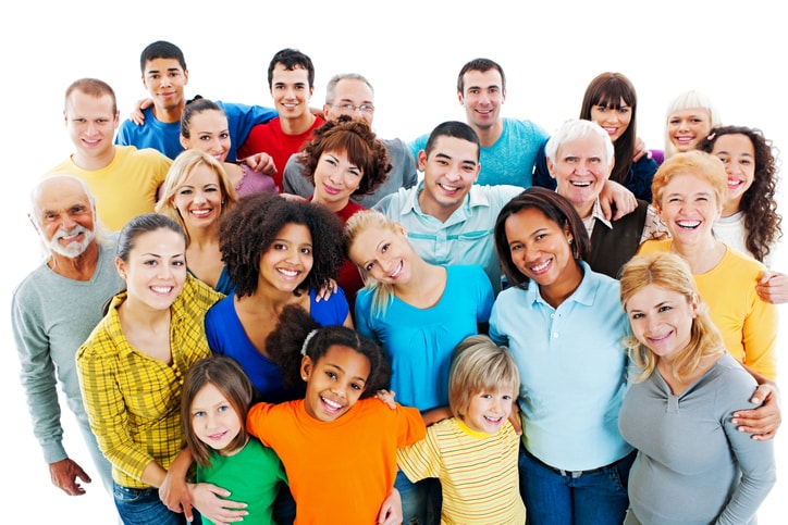 Image of group of friends hanging out