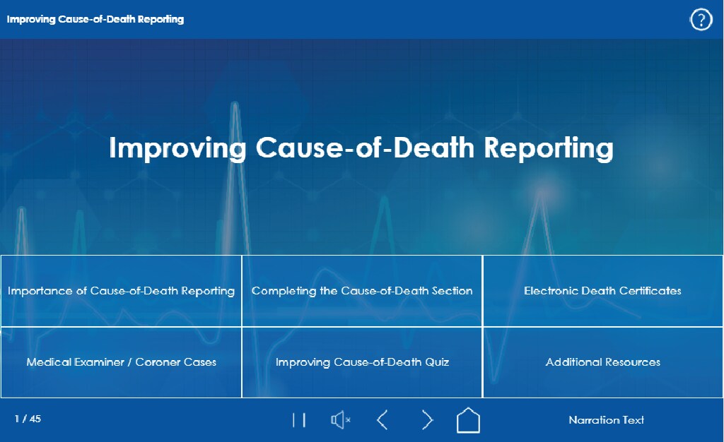 Improving Cause of Death Reporting