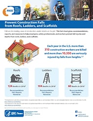 Prevent Construction Falls from Roofs, Ladders, and Scaffolds - document number 2019-128