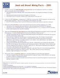 Image of publication Sand and Gravel Mining Facts - 2001