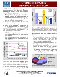 Image of publication Stone Operator Mining Facts - 2004