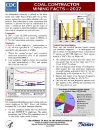 Image of publication Coal Contractor Mining Facts - 2007