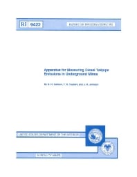 Image of publication Apparatus for Measuring Diesel Tailpipe Emissions in Underground Mines