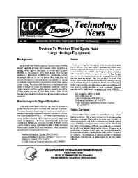 Image of publication Technology News 484 - Devices to Monitor Blind Spots Near Large Haulage Equipment