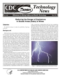 Image of publication Technology News 489 - Reducing the Danger of Explosions in Sealed Areas (Gobs) in Mines