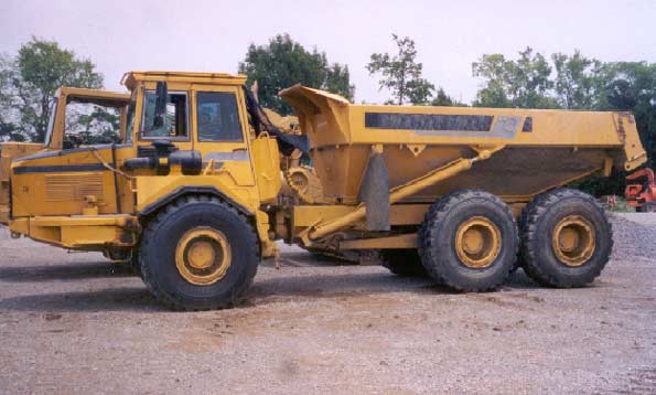 Machine that was being serviced at the time of the incident.