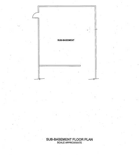 Sub-basement floor