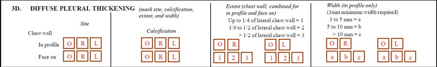 3C. Costophrenic Angle Obliteration form sample