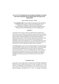 Image of publication An Overview of Fundamental and Emerging Technologies to Monitor and Control Respirable Dust in Underground Coal Mines in the United States