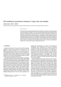 Image of publication CFD Modeling of Spontaneous Heating in a Large-Scale Coal Chamber