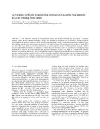 Image of publication A Computer Software Program that Estimates Air Quantity Requirements in Large Opening Stone Mines