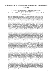 Image of publication Determination of In Situ Deformation Modulus for Cemented Rockfill