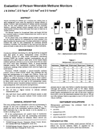 Image of publication Evaluation of Person-Wearable Methane Monitors