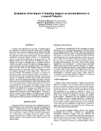 Image of publication Evaluation of the Impact of Standing Support on Ground Behavior in Longwall Tailgates