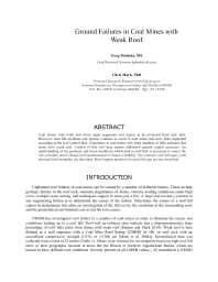 Image of publication Ground Failures in Coal Mines with Weak Roof