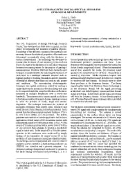 Image of publication An Electromagnetic Spatial/Spectral Sensor for Geological Measurements