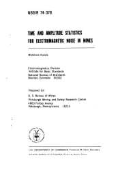 Image of publication Time and Amplitude Statistics for Electromagnetic Noise in Mines