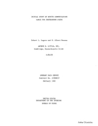 Image of publication Initial Study of Buried Communication Cable for Underground Mines