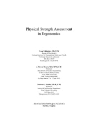 Image of publication Physical Strength Assessment in Ergonomics