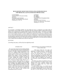 Image of publication Research by NIOSH for Controlling Respirable Dust and Methane Gas on Continuous Miner Faces